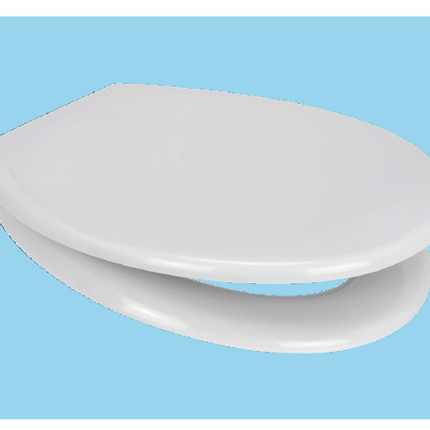 Euroshowers Opal One Universal Soft Close Toilet Seat | White Duroplast | SKU 83311