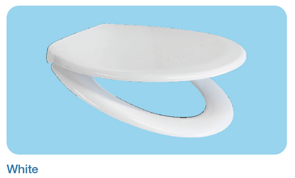 Euroshowers Rainbow Soft Close Universal Toilet Seat | 12 Colours | Duroplast | 445mm