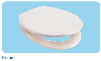 Euroshowers Rainbow Soft Close Universal Toilet Seat | 12 Colours | Duroplast | 445mm