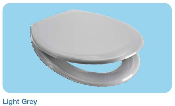 Euroshowers Rainbow Soft Close Universal Toilet Seat | 12 Colours | Duroplast | 445mm