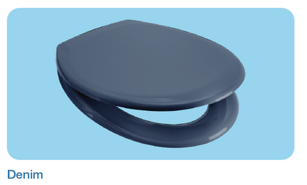 Euroshowers Rainbow Soft Close Universal Toilet Seat | 12 Colours | Duroplast | 445mm