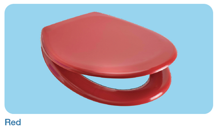 Euroshowers Rainbow Soft Close Universal Toilet Seat | 12 Colours | Duroplast | 445mm
