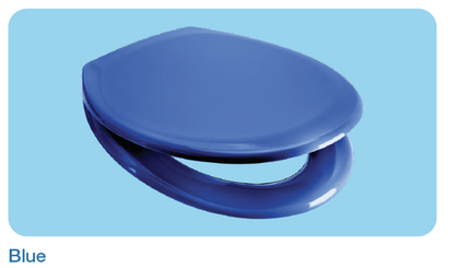 Euroshowers Rainbow Soft Close Universal Toilet Seat | 12 Colours | Duroplast | 445mm