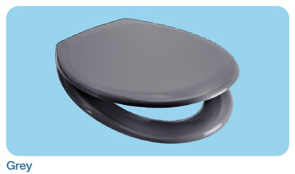 Euroshowers Rainbow Soft Close Universal Toilet Seat | 12 Colours | Duroplast | 445mm