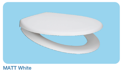 Euroshowers Rainbow Soft Close Universal Toilet Seat | 12 Colours | Duroplast | 445mm