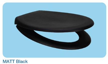 Euroshowers Rainbow Soft Close Universal Toilet Seat | 12 Colours | Duroplast | 445mm