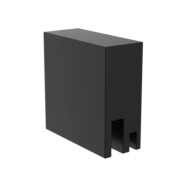 Roper Rhodes Square Smartflow Bath Filler - Chrome with Click Waste Modern Black