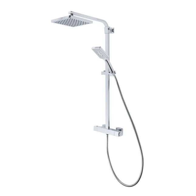 Roper Rhodes Spirit Push Button Dual Function Thermostatic Bar Shower System with 200mm Overhead