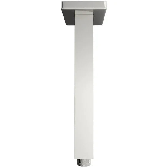 Kartell Square Ceiling Mounted Shower Arm – Chrome | Brass | Vertical