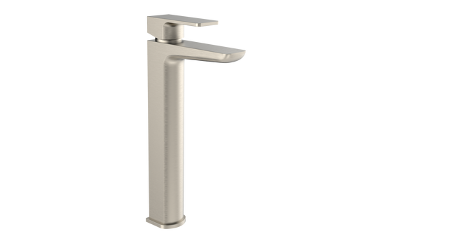 Kartell Kolt Hi-Rise Mono Basin Mixer Tap | Brushed Nickel | TAP331KBN