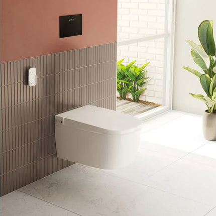 VitrA V-Care Essential Rimless Smart Toilet - White