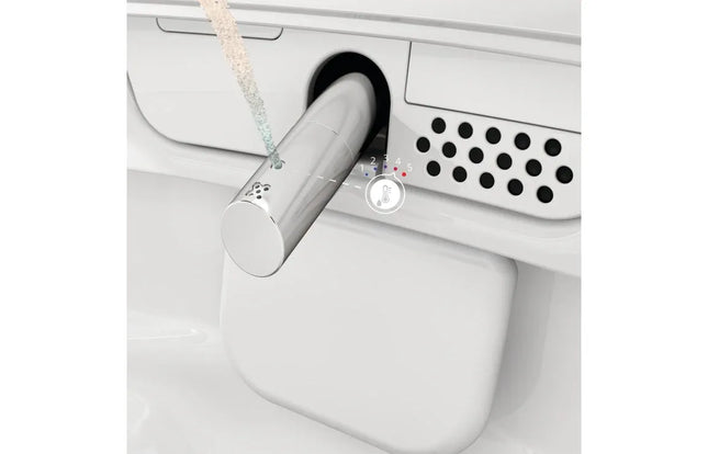 VitrA V-Care Prime Rimless Smart Toilet - White Wall-Hung Bidet WC