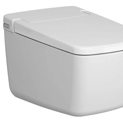 VitrA V-Care Prime Rimless Smart Toilet - White Wall-Hung Bidet WC