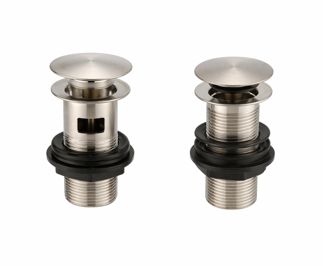Easyclean Basin Clicker Waste Brushed Nickel