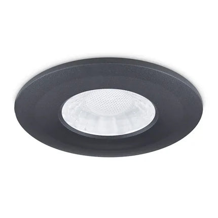 Fire-Rated LED Downlight Switchable 3.5W/5W 3000K/4000K/5700K with Bezel Anthracite
