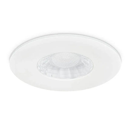 Fire-Rated LED Downlight Switchable 3.5W/5W 3000K/4000K/5700K with Bezel White