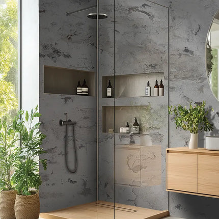 DuraPanel 5000 Series Veneto Concrete Matt Shower Wall Panel | 11mm