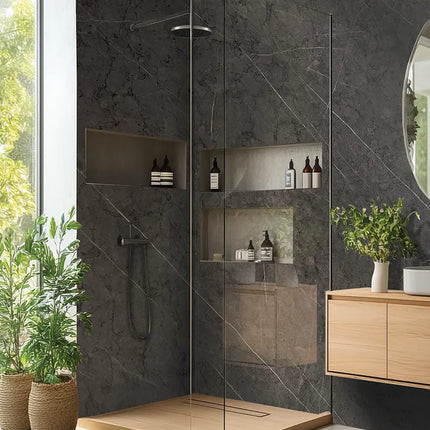 DuraPanel 5000 Nero Graphite Matt Plywood Shower Panel | 11mm