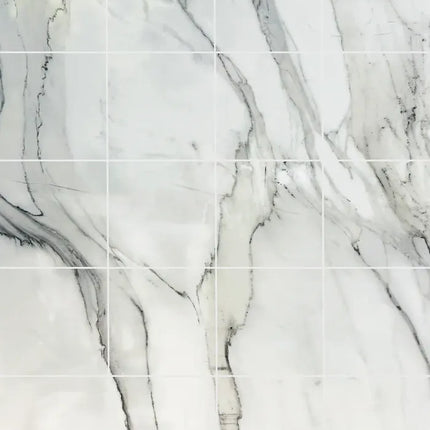 DuraPanel 7000 Series Carrara Marble Matt Tile Effect Wall Panel | 2420 × 600 × 12mm