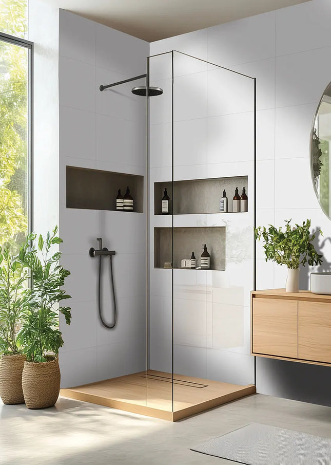 DuraPanel 5000 Series White Silk Gloss Tile-Effect Shower Wall Panel | 11mm