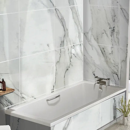 DuraPanel 5000 Series Carrara Marble Gloss Plywood Shower Wall Panel | 11mm