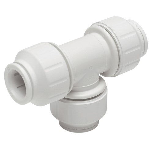 JG Speedfit 22mm Equal Tee Push-Fit Fitting (PEM0222W)