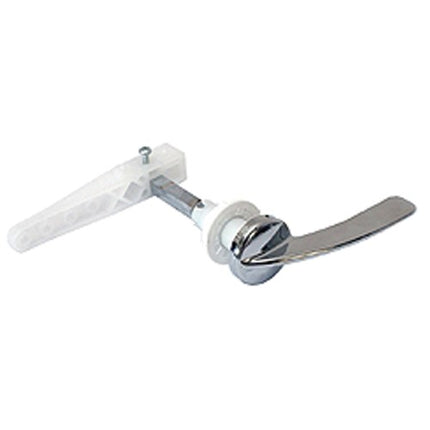 Chrome Cistern Lever | 110mm Spindle & ½ inch Bush | Metal