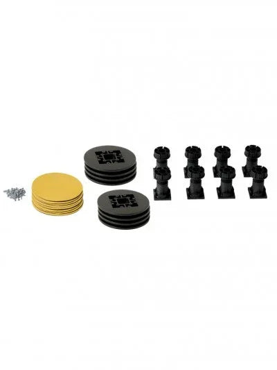 Universal Self Adhesive Shower Tray Legs - 8 Pack with Screws & Pads