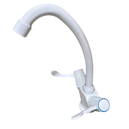 Trisen TTR-LEV04 White Dual Lever Kitchen Tap | 133mm Spout | Lifetime Guarantee