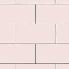 Wetwall Tile Collection - Metro Tile Effect Shower Wall Panels 2440x1220mm Blush Tile