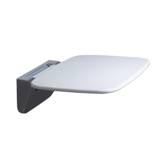 Roper Rhodes Wall-Mounted Folding Shower Seat - White 160kg Capacity