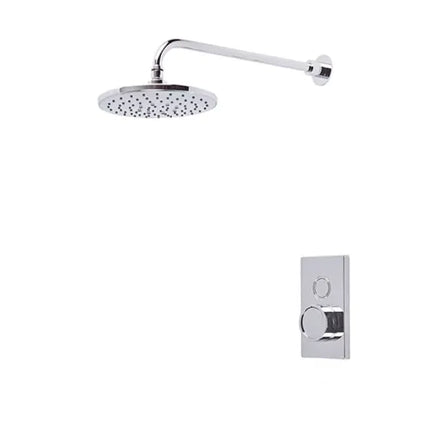 Tavistock Axiom Single Function Push Button Concealed Shower System with Overhead | SAX2377